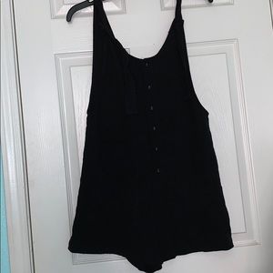 Black Cloth Overalls